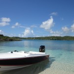 View from Green Island, from not so green raceboat